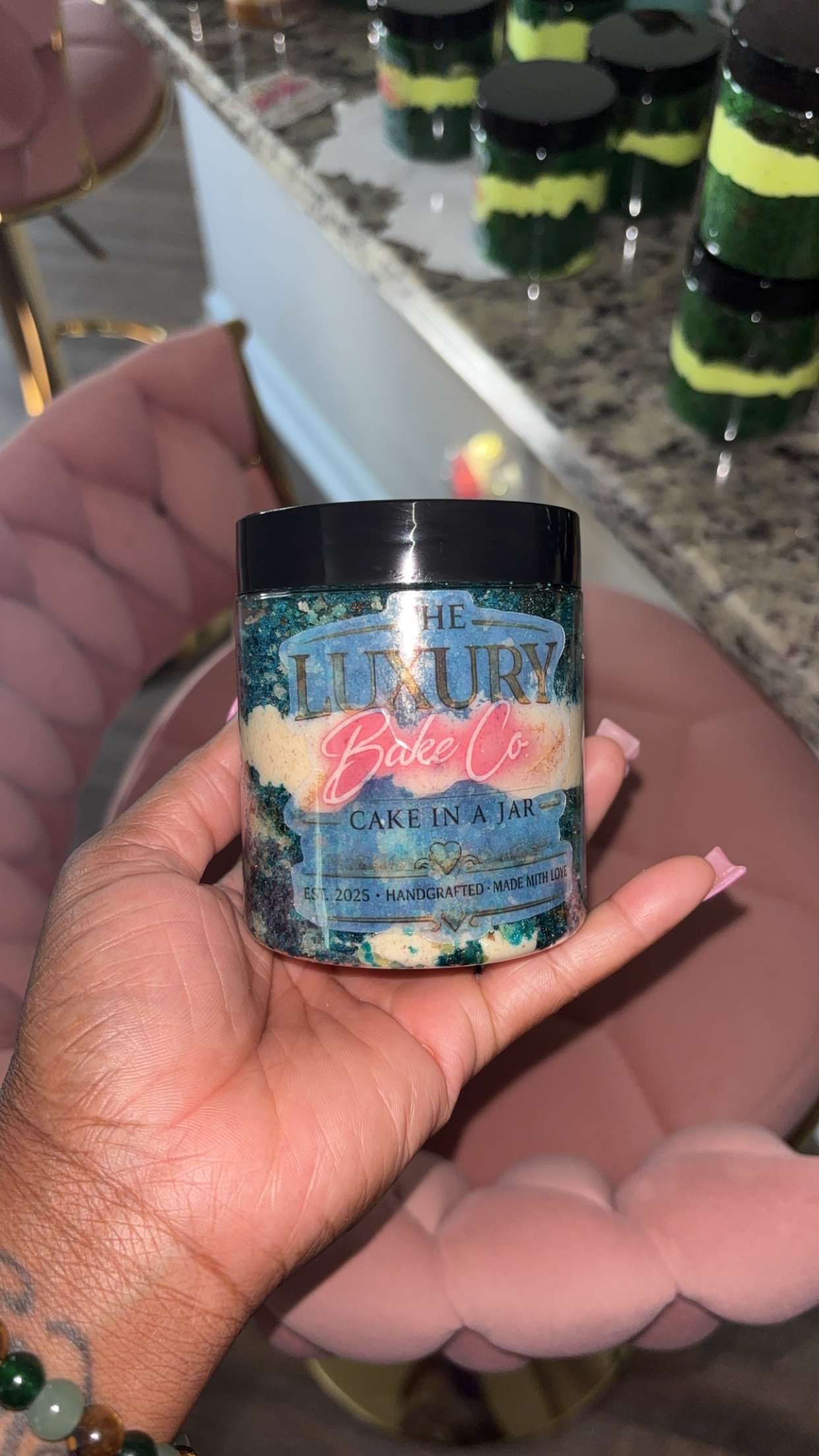 Luxury Cake Jars
