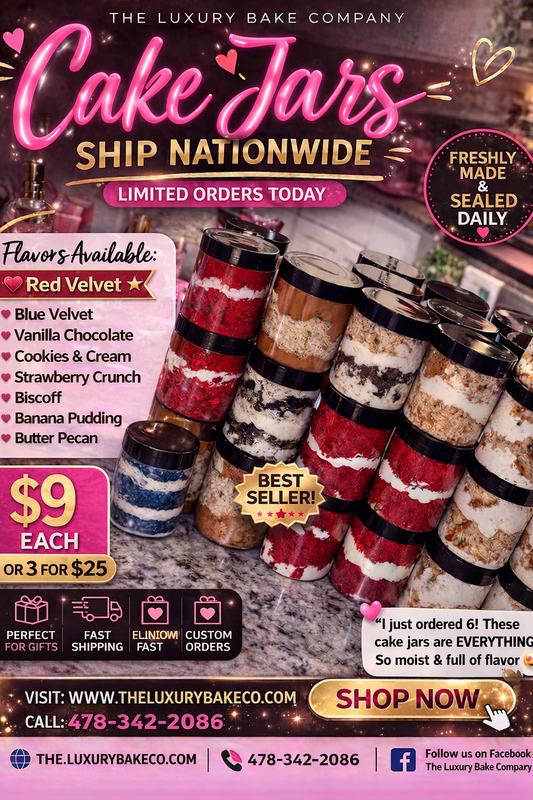 Luxury Cake Jars